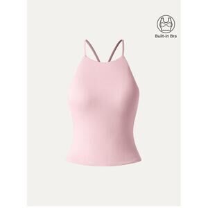 OGL Tie Back Bandless Crop Bra Tank Top NWT SIZE S